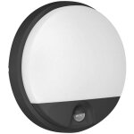 Plafonnier led agat 10w 4000k avec d�tecteur de mouvement noir or - op - 6111blpmr4