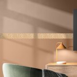 Plage - frise d�corative adh�sive, l�opard, t�ches de l�opard, beige, animaux, 9 cm x 300 cm