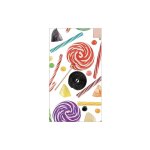 Plage - sticker rfrigrateur et lave vaisselle, friandises, bonbons, colors gourmand, 180 cm x 100 ...