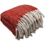 Plaid aspect mohair 100% polyester recyclé hygge 70x180 cm Plaid aspect mohair 100% polyester recyclé hygge 70x180 cm