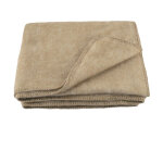 Plaid ou couverture chaude laine et mohair lin 240x260 cm