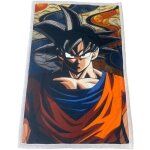 Plaid - dragon ball z - son goku - 130 x 180 cm