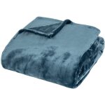 Atmosphera - plaid flanelle cuddly bleu égéen 180x230cm créateur d'intérieur Atmosphera - plaid flanelle cuddly bleu égéen 180x230cm créateur d'intérieur