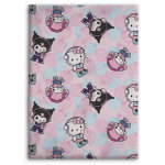 Plaid hello kitty - kuromi - my melody - 110 x150 cm