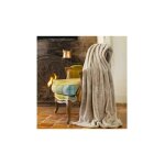 Toison d'or - plaid imitation fourrure 'mellow' 150 x 200 cm mellow chanvre - 150 x 200 cm