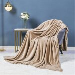 Plaid polaire uni en flanelle, couverture 1 / 2 personne, douce et chaude, jet� de canap� microfibre, ...