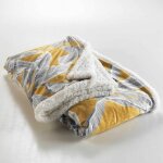 Paris prix - plaid velours imprim 'sherpa isibelle' 125x150cm multicolore