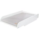 Plan a langer + matelas 'roba style' - roba - a poser sur lit b�b� - blanc / matelas gris