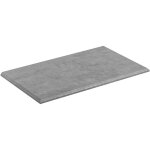 Plan de travail 80 cm en mdf finition b�ton clair ? surface pratique et design contemporain pour salle ...