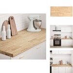 Plan de travail de cuisine bois de ch�ne massif rectangulaire - plan de travail de cuisine - plans de ...