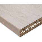 Plan de travail perfor� et r�versible effet marbre travertin 60x60x3. 8h cm