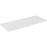 Plan vasque icon 180 cm ? finition blanc alpin mat ? accessoire meuble sous vasque design
