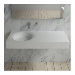 Distribain - plan vasque solid surface rf : sdbk800
