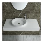 Distribain - plan vasque solid surface r�f : sdpw13 - c