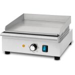 Vertes - plancha lectrique 1400 w en acier inoxydable surface de cuisson lisse 32 x 26 cm, thermostat, ...