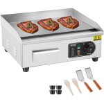 Vevor - plancha electrique 2800 w, plaque a snacker commerciale de table, plaque de cuisson en fer et ...
