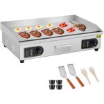 Vevor plancha electrique 4400 w, plaque a snacker commerciale, plaque de cuisson en fer et acier inoxydable, ... Vevor plancha electrique 4400 w, plaque a snacker commerciale, plaque de cuisson en fer et acier inoxydable, ...