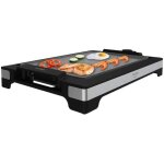 Plancha �lectrique - cecotec - tasty & grill 2000 - acier inoxydable - 2000 w - plaque rockstone antiadh�sive ...