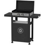 Plancha fran�aise gaz 250 duo edition sur chariot ? le marquier