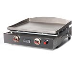 Plancha gaz tout inox lagoa 2 feux - plancha tonio