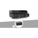 Plancha gaz origin 60 acier chssis inox + housse - forge adour