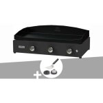 Plancha pure 375 noire gaz + kit de nettoyage le marquier