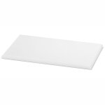 Planche  dcouper bar en polythylne haute densit blanche 160  320 mm - pujadas