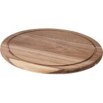 Excellent houseware - planche  dcouper en bois d'acacia, ronde,  30 cm