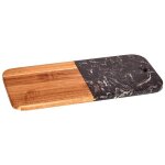 San ignacio - planche  dcouper bois et marbre noir 38cm collection kinvara