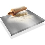 Planche à découper professionnelle en acier inoxydable, plan de travail pour pâtes, pizzas, pain, pâte ... Planche à découper professionnelle en acier inoxydable, plan de travail pour pâtes, pizzas, pain, pâte ...