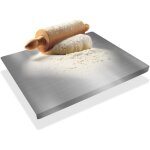 Planche � d�couper professionnelle en acier inoxydable 500 x 400 cm ? �paisseur 1, 5 mm ? anti - corrosion ...