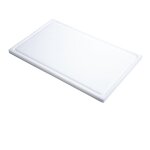 Planche � d�couper professionnelle en poly�thyl�ne blanche haute densit� - gn 1 / 2 - gastro m