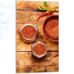 Planche  dcouper en verre 30x52 piment