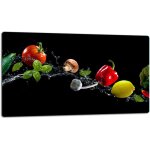 Planche à découper en verre 52 x 30 cm, légumes Planche à découper en verre 52 x 30 cm, légumes
