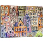 Planche � d�couper en verre 52 x 40 cm city