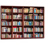 Planche  dcouper en verre 52 x 40 cm avec livres