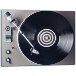 Planche � d�couper en verre 52 x 40 cm vinyle