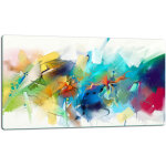 Planche � d�couper en verre color� 52 x 30 cm