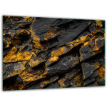 Planche � d�couper en verre tremp� 30 x 22 cm, couleur roche