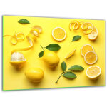 Planche � d�couper en verre tremp� 30 x 22 cm fruits