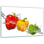 Planche � d�couper en verre tremp� 30 x 22 cm, poivre