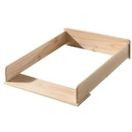 Planche � langer kiddy 72x53x15 cm - bois de pin massif