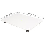 Planche de nivellement r�glable, table en r�sine acrylique lisse avec tampon en silicone, 400x300mm, ...