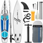 Planche  paddle gonflable syfd380blue 3m8 - sup inflatable stand up paddleboard 6'' paisseur - kit ...