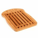 Planche � pain en bambou 34 x 26 cm - secret de gourmet