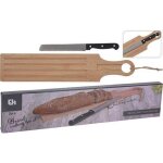 Planche  pain en bois avec couteau  pain excellent houseware
