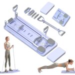 Planche de pilates 2025 ? entraneur pliable tout - corps avec rebond automatique, genouillres et module ...