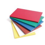 Planche poly�thyl�ne pehd 500 haute densit� marron 600 x 400 mm - gastro m