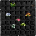 Plantation murale jardin sac de plantes murales sac de plantes en feutre jardinires suspendues pot de ...