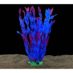 Plante aquatique synthtique pour aquarium, couleur violette, taille 32cm (haut) x 40cm (largeur), poids ...
